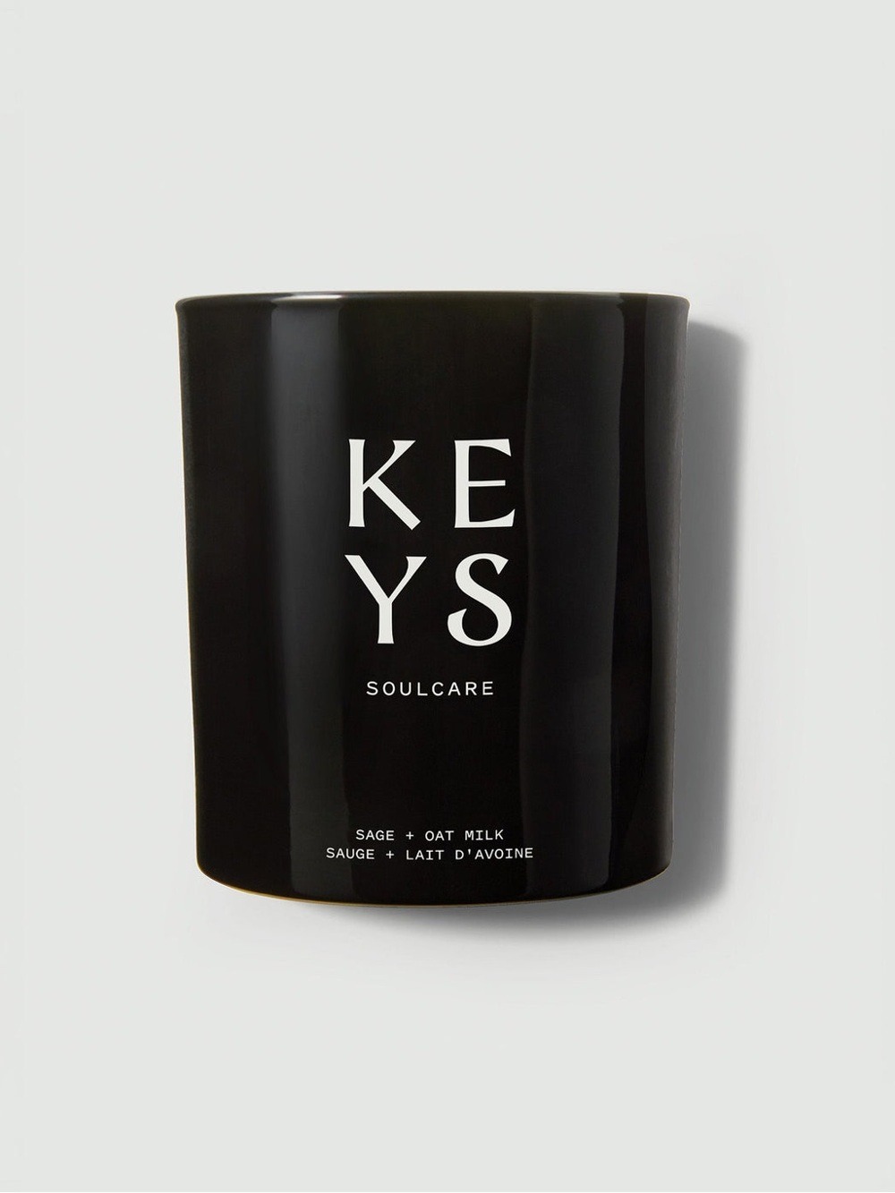 KEYS Soulcare Sage + Oat Milk Black Candle X 2